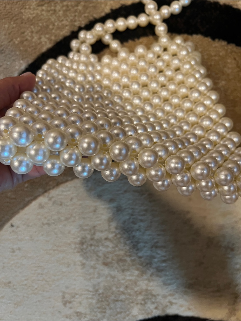 J Crew Pearl Beaded Small Tote Bag - Picture 2 of 7